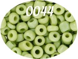 Бисер Zlatka 8/0 10гр цвет № 0044 светло-салатовый