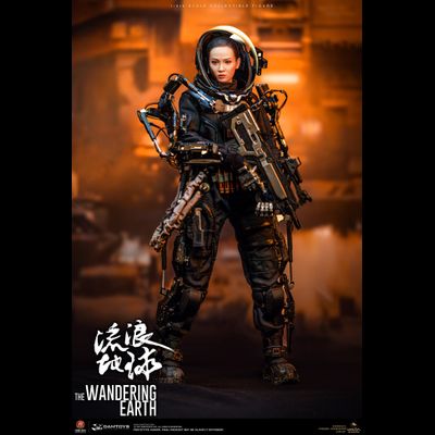Девушка в экзоскелете (Чжоу Цянь, "Блуждающая Земля") - Коллекционная ФИГУРКА 1/6 CN171-11 rescue unit Zhou Qian (DMS036) - DAMTOYS