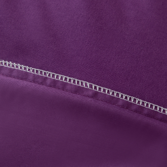Однотонный сатин постельное белье с вышивкой цвет Лиловый CH027 (1.5 спальное, двуспальное, Евро)