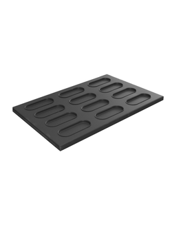 ПРОТИВЕНЬ ДЛЯ ХОТ-ДОГОВ 600X600X30, 16 ЯЧЕЕК 145х58, АЛЮМИНИЙ