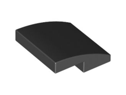 Slope, Curved 2 x 2 x 2/3, Black (15068 / 6053077)