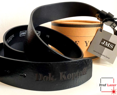 Лазерная гравировка на ремнях