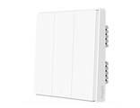 Умный выключатель (тройной, с нулевой линией) Xiaomi Aqara Wall Light Switch D1 ZigBee (QBKG26LM)