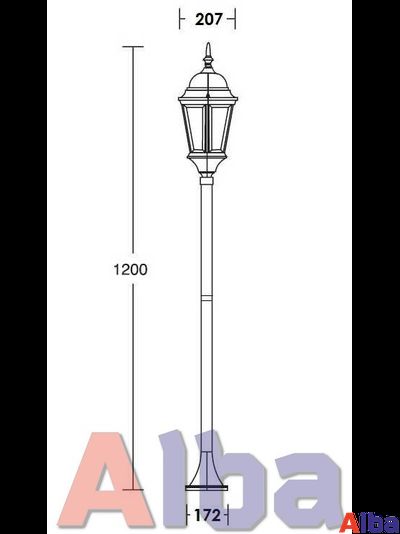 Astoria-2 91406 ov Парковый светильник