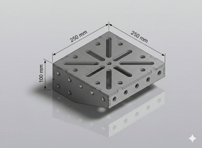 Модуль для тисков 250х250х6 мм