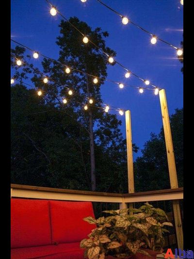 Уличная лампа для Белт-лайта PRO Е27, 2Вт, d=45 мм, БЕЛАЯ ХОЛОДНАЯ