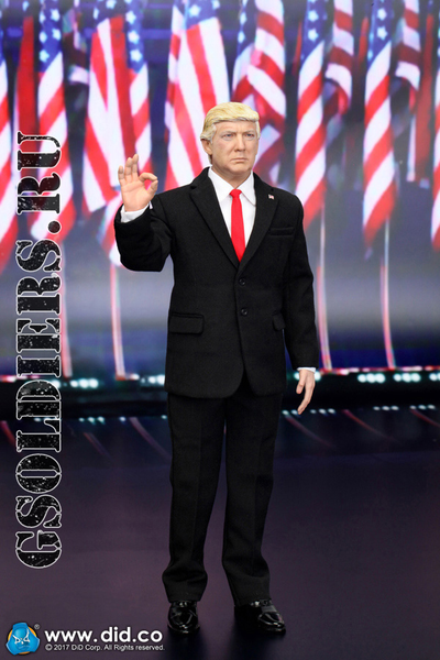 Дональд Трамп  - Коллекционная фигурка 1/6 Donald Trump (AP002) - DID
