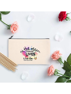 КОСМЕТИЧКА-ПЕНАЛ под сублимацию, БЕЖЕВЫЙ, 18,5х11,5см