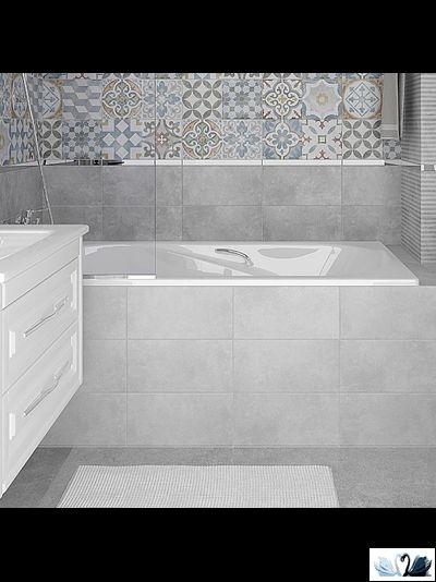 Плитка настенная Laparet Atlas серая микс 08-00-06-2457 20х40 см