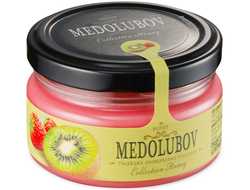 Крем-мёд Медолюбов киви с клубникой 100мл