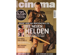 Cinema Magazine November December 2009 Sam Worthington, Иностранные журналы о кино, Intpressshop