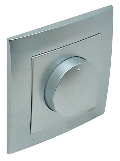 Рамка Logus 90 акварель, 1 пост, алюминий - Efapel 90910 TAL