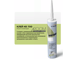 Клей монтажный HI WOOD HD700, 280 мл, белый