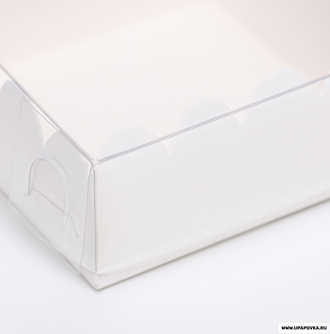 Коробка для печенья белая, 7 х 7 х 3 см