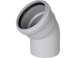 Отвод канализационный STOUT D 110х45° бесшумный (Арт. SKB-0008-011045)