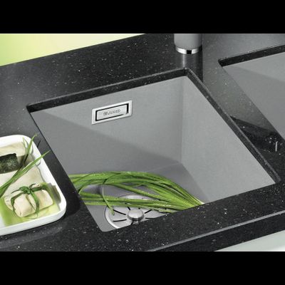 Мойка Blanco Subline 400-U отводная арматура InFino, 523428