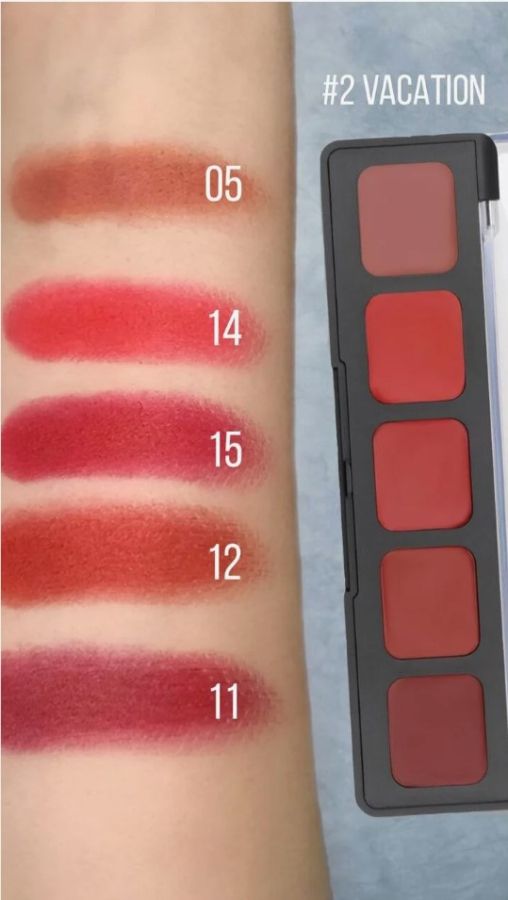 PROMAKEUP LABORATORY Палетка помад TIL MIDNIGHT, тон VACATION