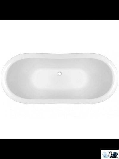 Ванна Эстет Бостон 180 x 74 см Отдельностоящая из литьевого мрамора