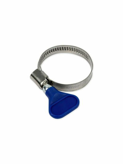 Набор червячных хомутов №25 с ключом (2шт-25х40) ARNEZI A0902039