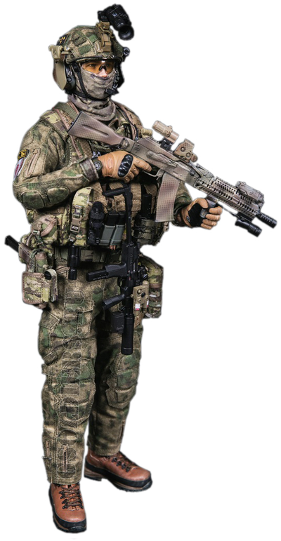 СПЕЦНАЗ "АЛЬФА" - коллекционная фигурка Дэмтойс 1/6 RUSSIAN SPETSNAZ FSB ALPHA GROUP LUXURY VER (78047A) - DAMTOYS