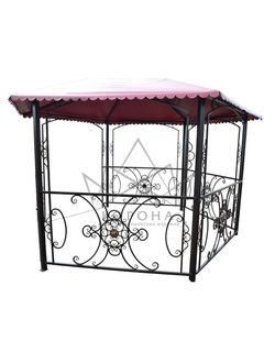 Кованая беседка "Узорная"