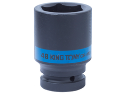 Головка торцевая ударная глубокая шестигранная 1", 48 мм KING TONY 843548M