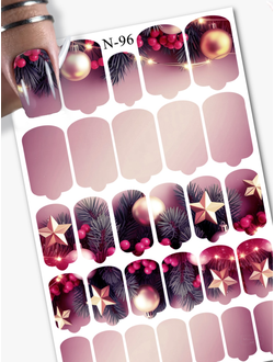 Пленка для маникюра Осень/Зима N-096