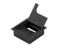 Пропуск для кабеля прямоугольный 80х80мм Черный Ordi