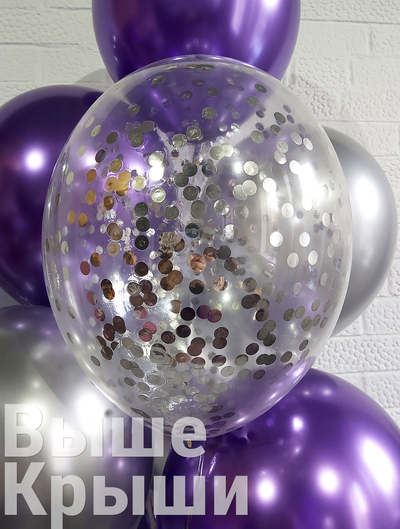 Сет "Фиалка" (10 шариков + 1 цифра)