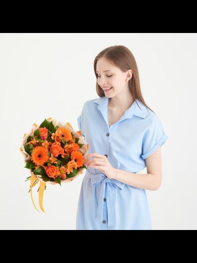 Оранжевый букет