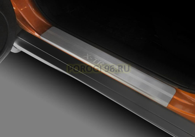 Накладки на пороги для Nissan X-Trail 2015-2018; 2018-