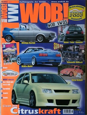VW WOB! Magazine June 2002, Иностранные журналы об автомобилях автотюнинге, Intpress