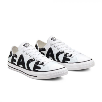 Кеды Chuck Taylor All Star Peace Low Top белые фото