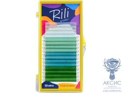 Ресницы цветные Rili Shake Lagoon - 16 линий - MIX