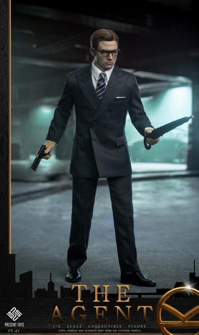 Гэри "Эггси" Анвин (Kingsman: Секретная служба) - Коллекционная ФИГУРКА 1/6 The Agent (PT-sp47) - PRESENT TOYS