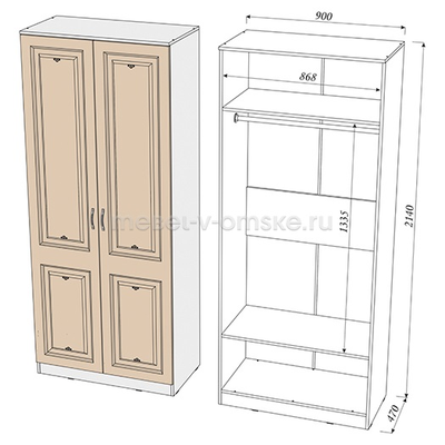 Шкаф Молли платяной