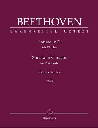 Beethoven. Sonate №25 G-Dur op.79 für Klavier