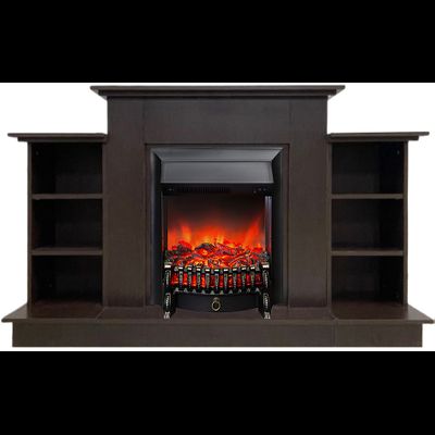 Электрокамин Лорд Премиум BL с очагом Fobos