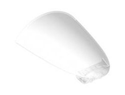 Windscreen 9 x 7 x 2 1/2 Curved Motorcycle with Technic, Liftarm Thick 1 x 3, Trans-Clear (6830 6509108)