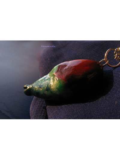 Кулон-капля в виде волшебной рыбки Русалды