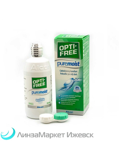 Раствор для контактных линз OptiFree Pure Moist (раствор для линз ОптиФри ПуреМойст)