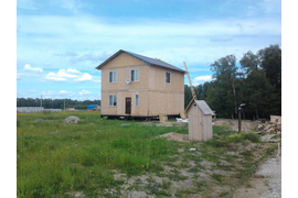 Двухэтажный дом из SIP-панелей [100м²]. (Самарская область)