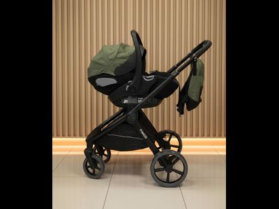 Детская коляска 3 в 1 Luxmom 999 Изумрудный