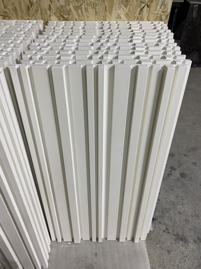 Гипсовая 3D панель "Аккорд" (фото с производства 3)