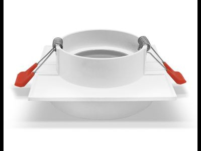 Встраиваемый светильник Ambrella MR16 GU5.3 max10W квадр 92(70)x45 бел песок/белый мат. TECHNO SPOT TN1314 SWH/FR