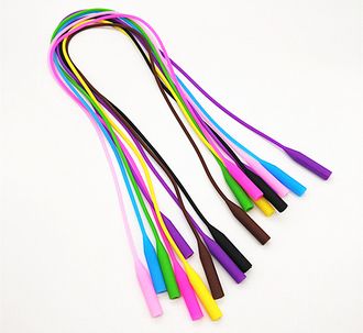 СИЛИКОНОВЫЕДЕРЖАТЕЛИ ДЛЯ ОЧКОВ 60 СМ  10 ШТ уп