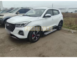 Пороги на Chery Tiggo 4 Pro (2019-) Bmw-style V2