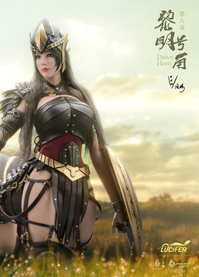 ПОСЛЕ ОБЗОРА - Эльфийка-кентавр - КОЛЛЕКЦИОННАЯ ФИГУРКА 1/6 Centaur Elf - Dawn Horn (LXF2309A) - LUCIFER