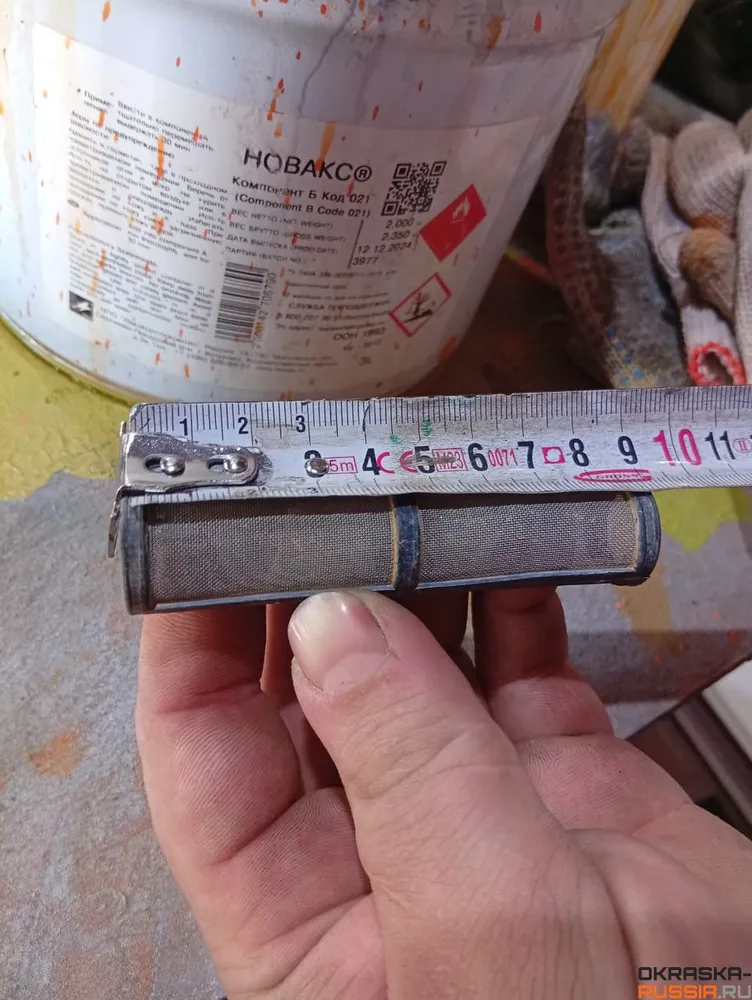 Размер фильтра тонкой очистки для аппарата ASPRO-3100