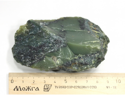 "Тейский жад", Хантигирит, коллекционный образец, Хакасия (92*67*32 мм, 207 г) №36114